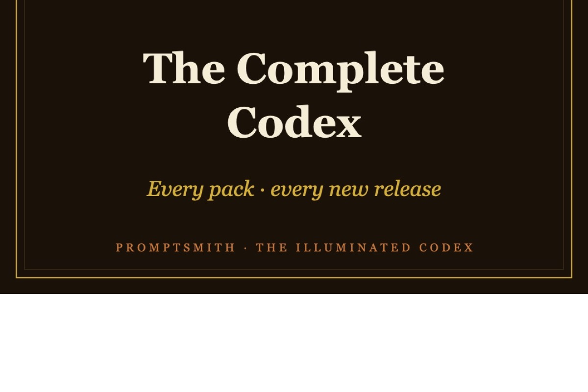 Full preview of the All-Access: The Complete Codex sheet